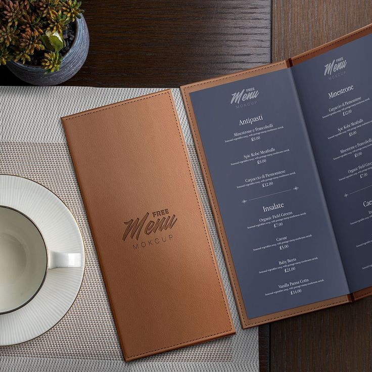 Cafe Menu